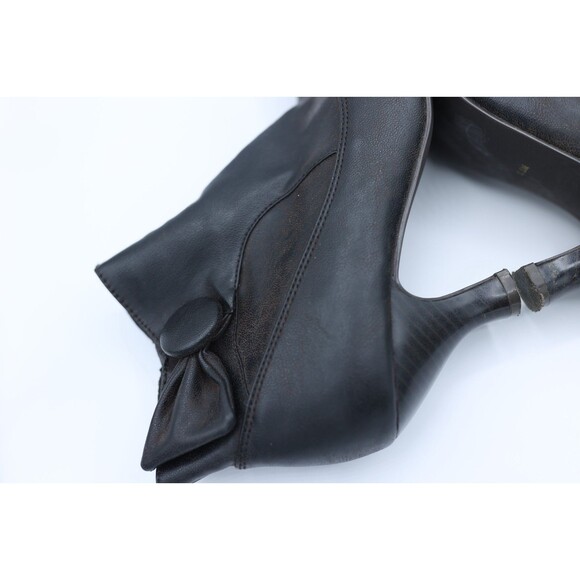 Mudd Y2K  'Aliso 6.5M Dark Brown Ankle Booties Side Zip Dark Academia Witchy - Picture 3 of 12